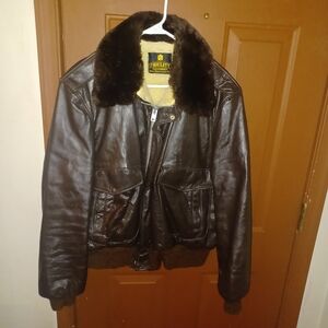 Vintage Fidelity Leathers Boston Leather Jacket 46